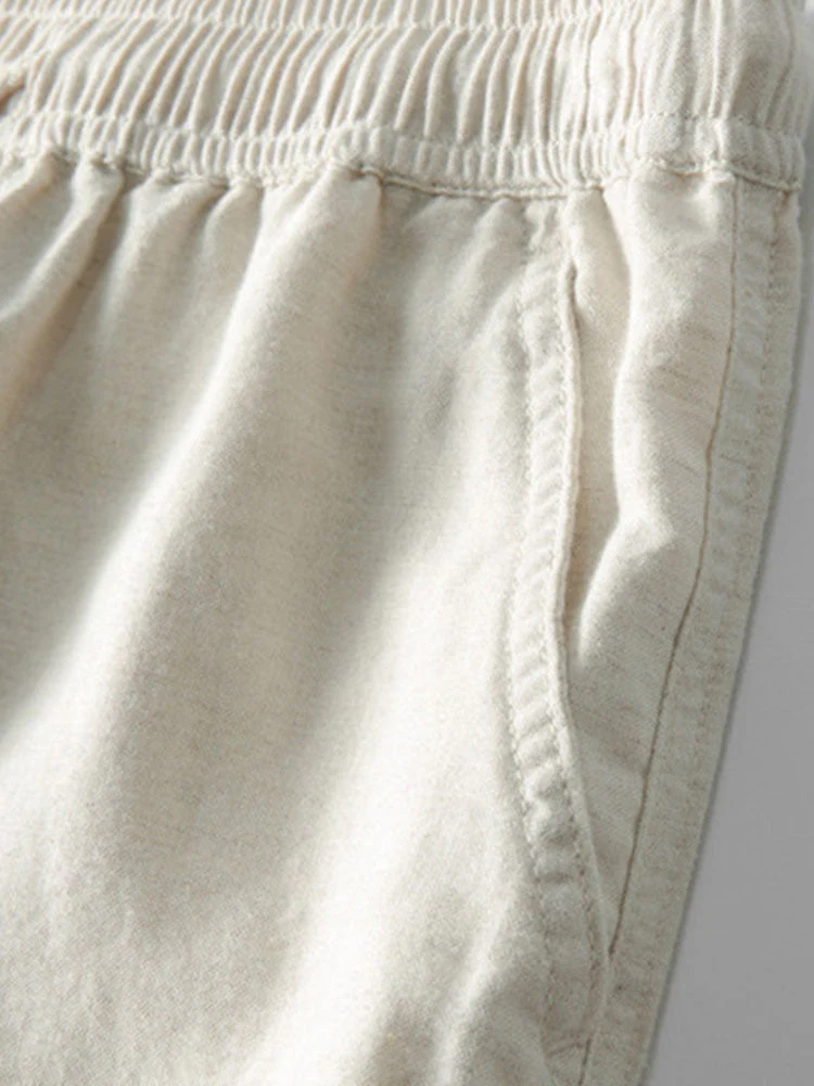 Clayton® | Short Sleeve Knitted Waffle Cuban Shirt & Straight Leg Linen Pants - Image 11