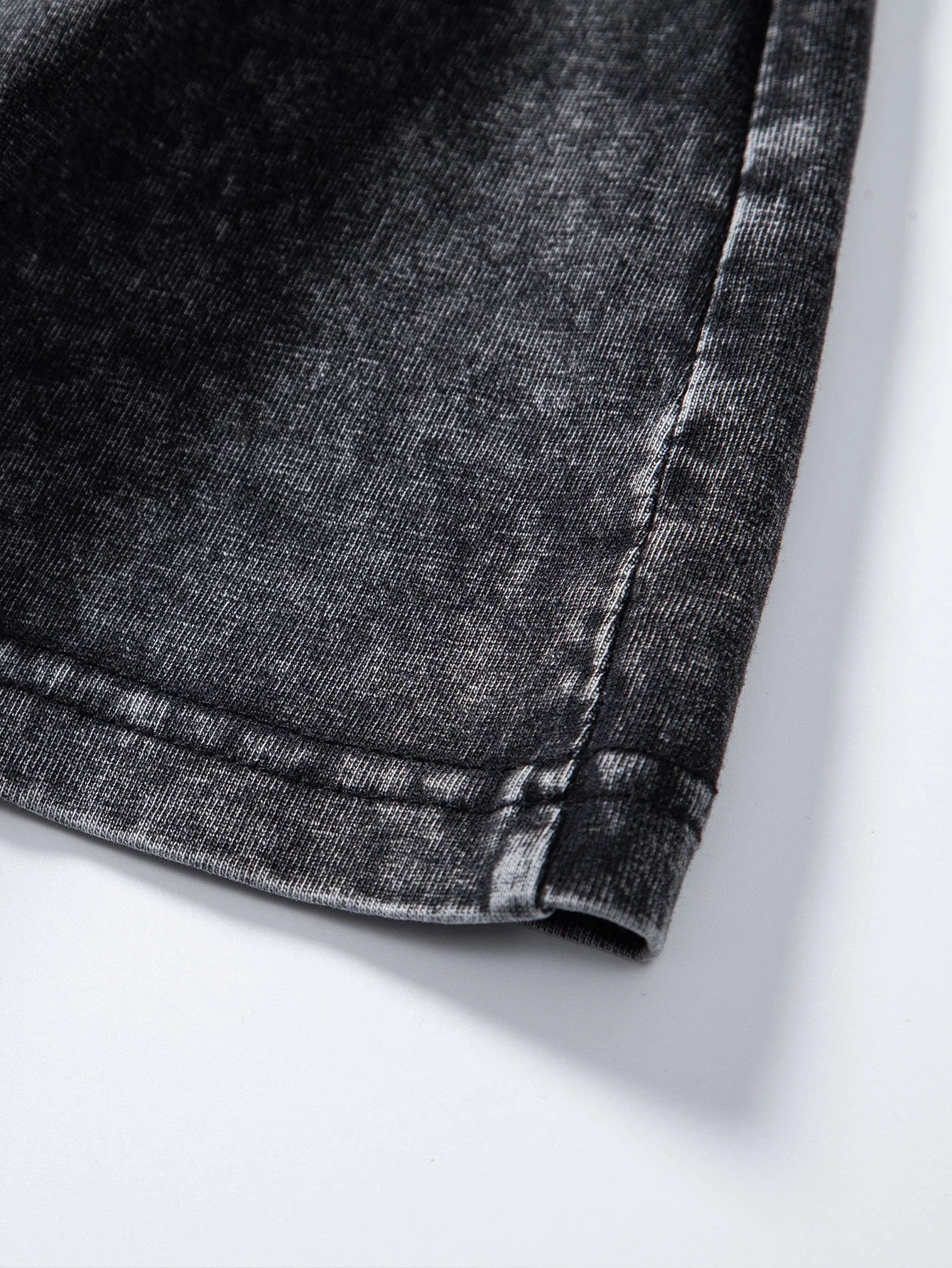 Clement® | Basic Washed Distressed Drop Shoulder Oversize T-Shirt - Image 13