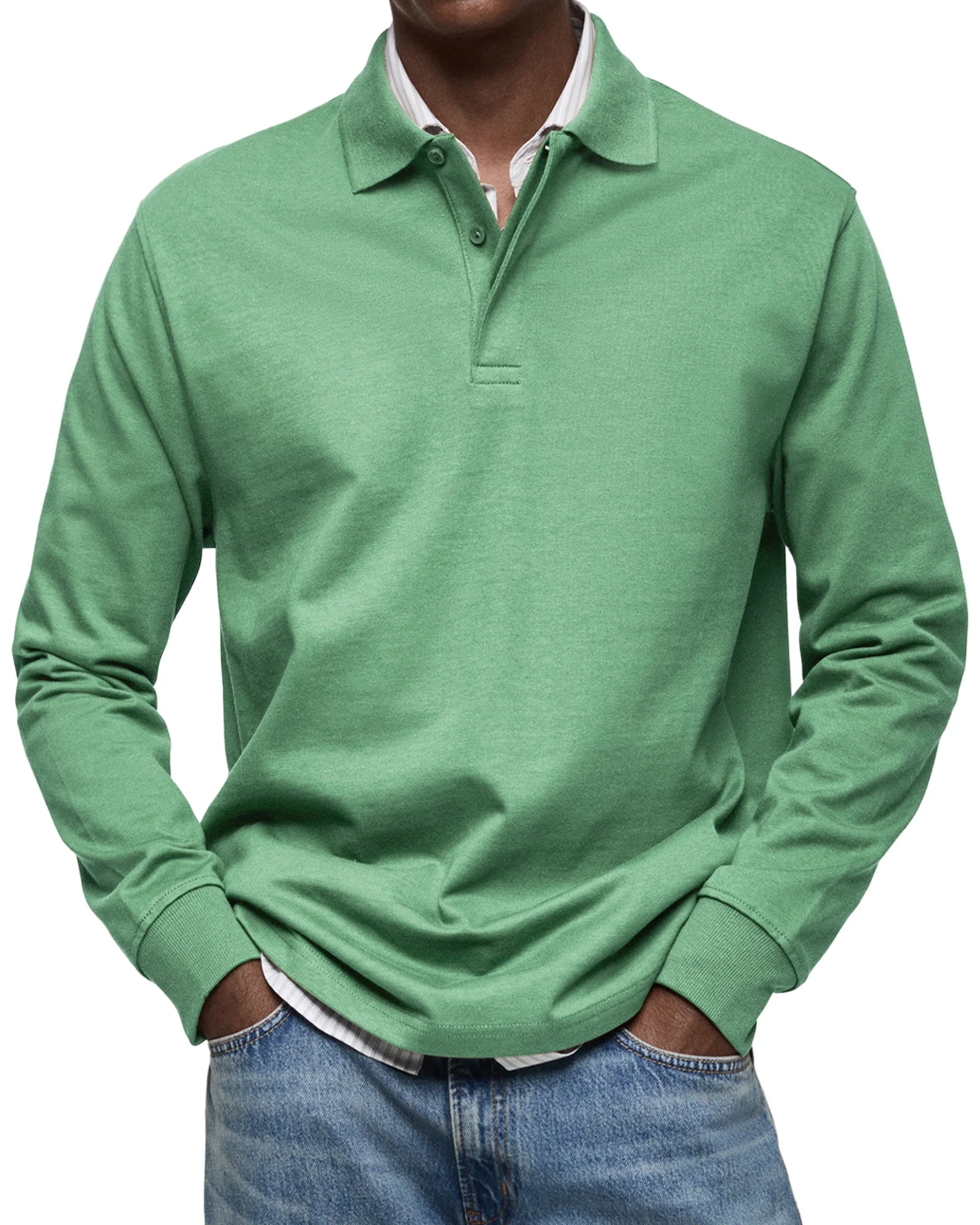 Clemente® | Men'S Long-Sleeve Polo - Image 6
