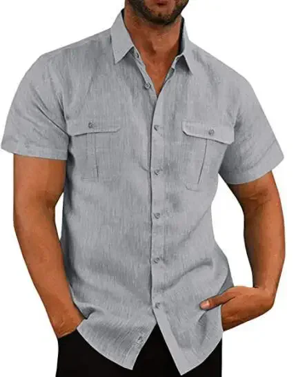 Cliff® | Men'S Linen Blouse - Image 2
