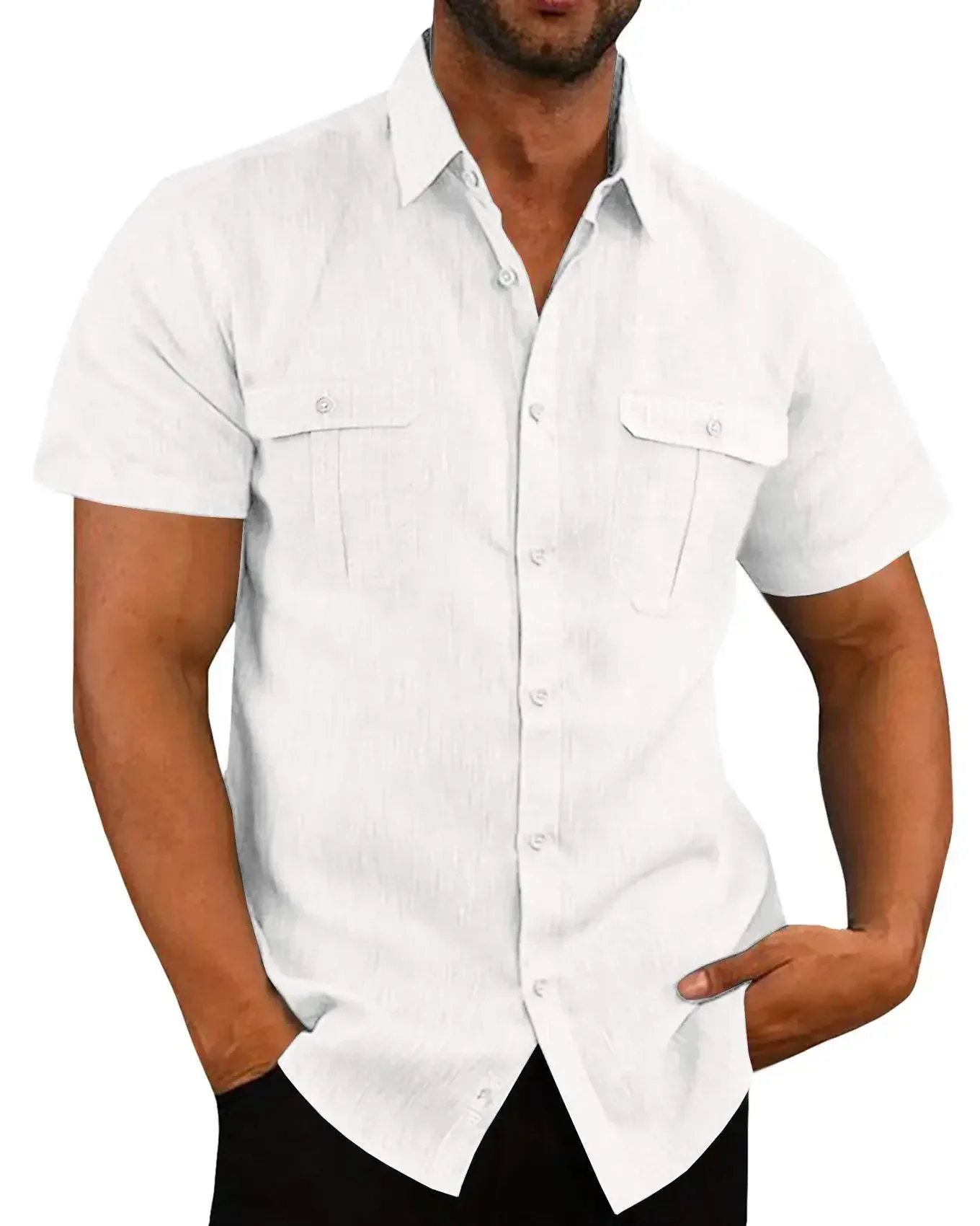 Cliff® | Men'S Linen Blouse - Image 3