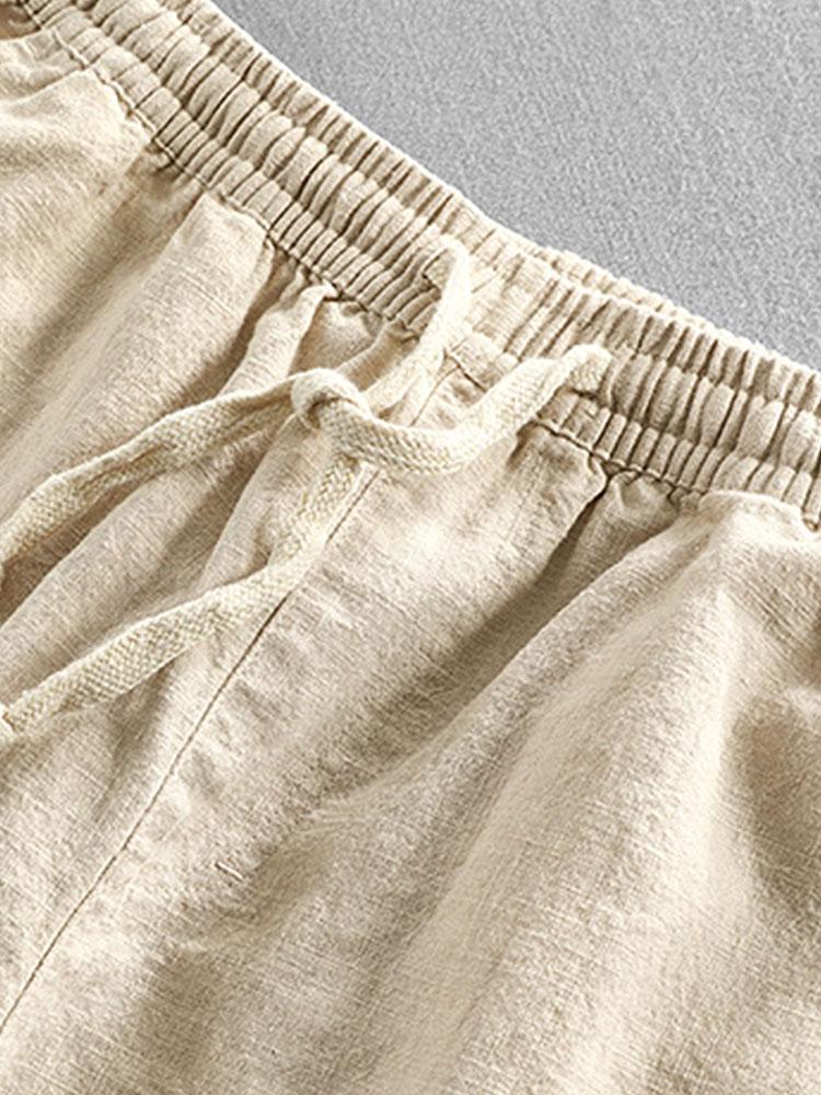 Cody® | Linen Cotton Blend Drawstring Shorts - Image 8