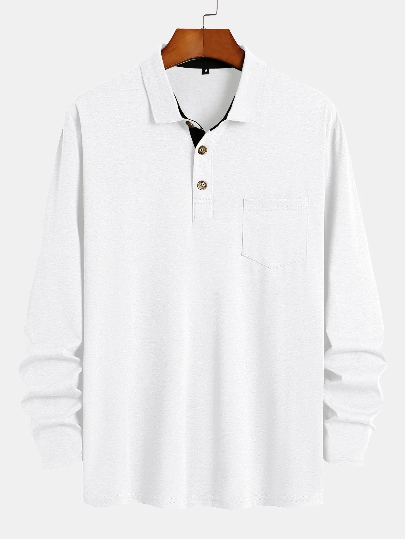 Cole | Long Sleeve Regular Fit Polo Shirt - Image 5