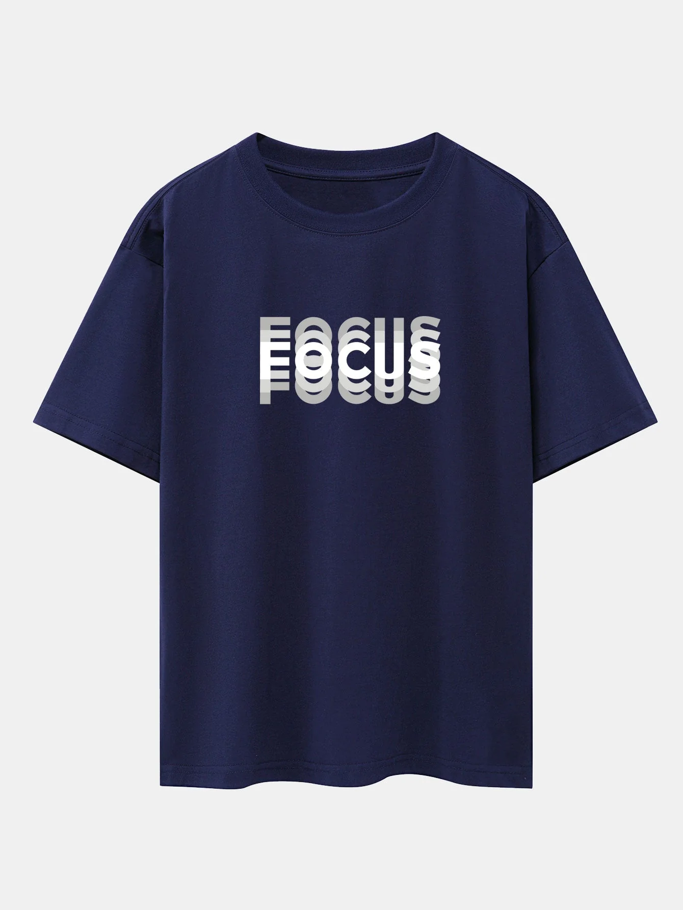 Cooper® | Focus Slogan Print Drop Shoulder Oversize T-Shirt - Image 8