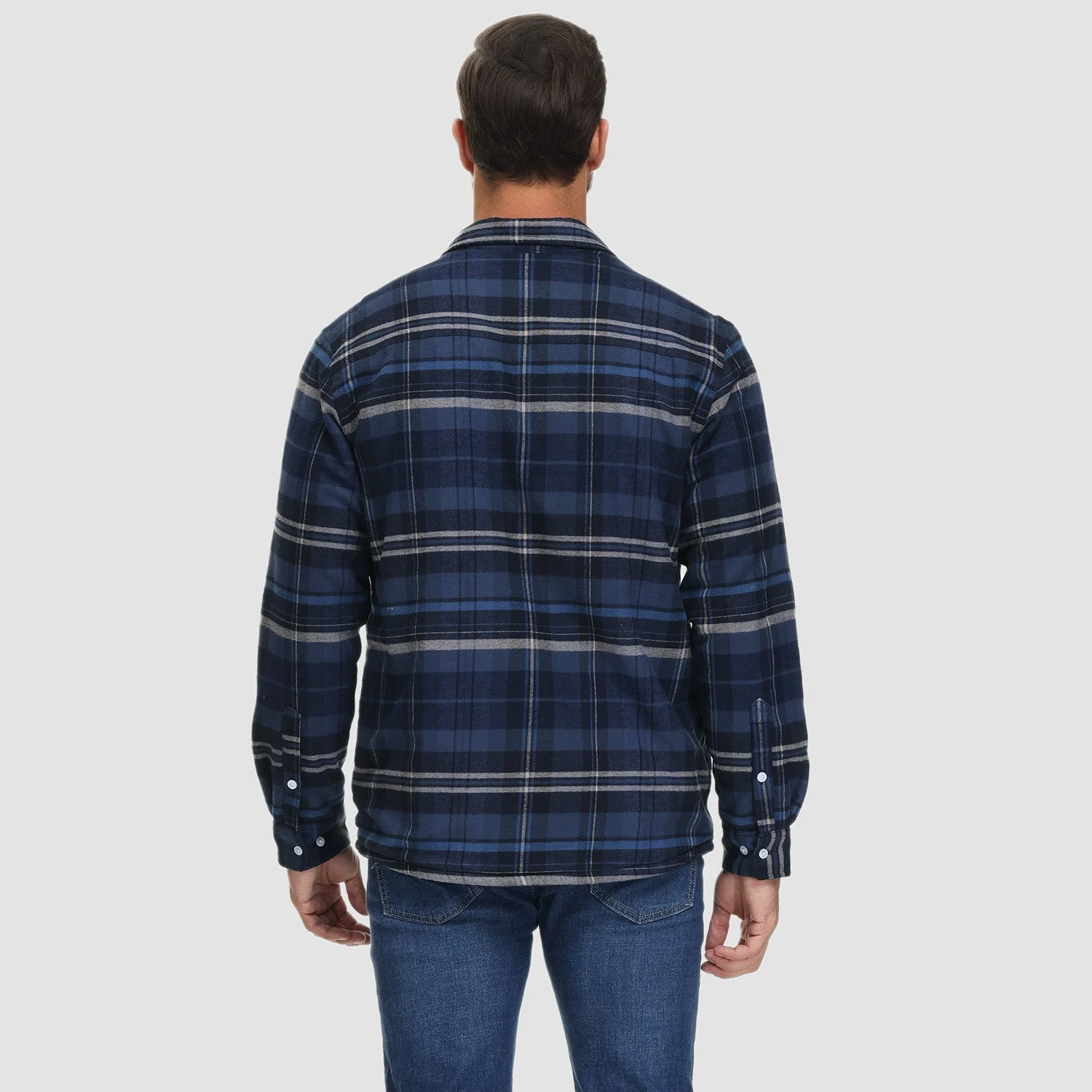 Cooper® | Lined Checkered Shirt Coat - Image 10