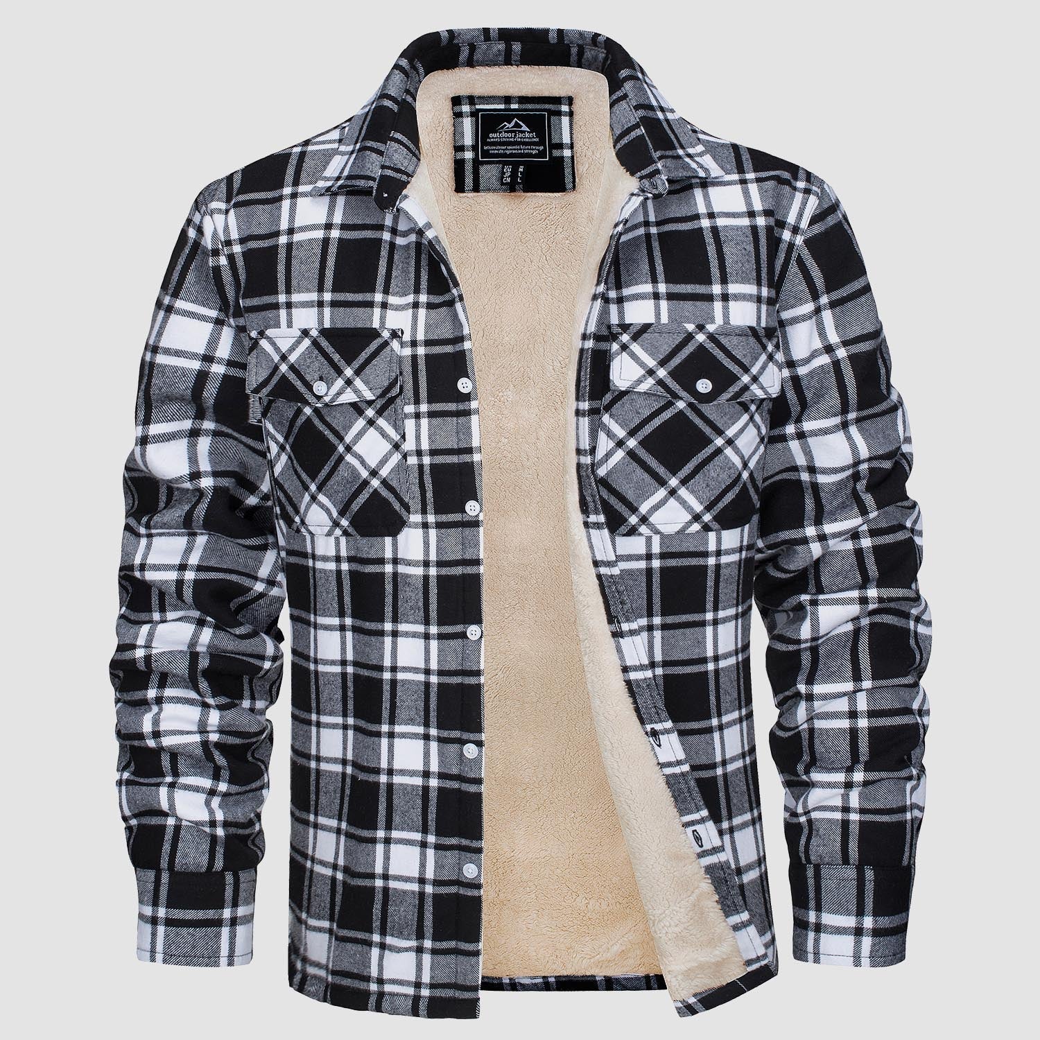 Cooper® | Lined Checkered Shirt Coat - Image 18