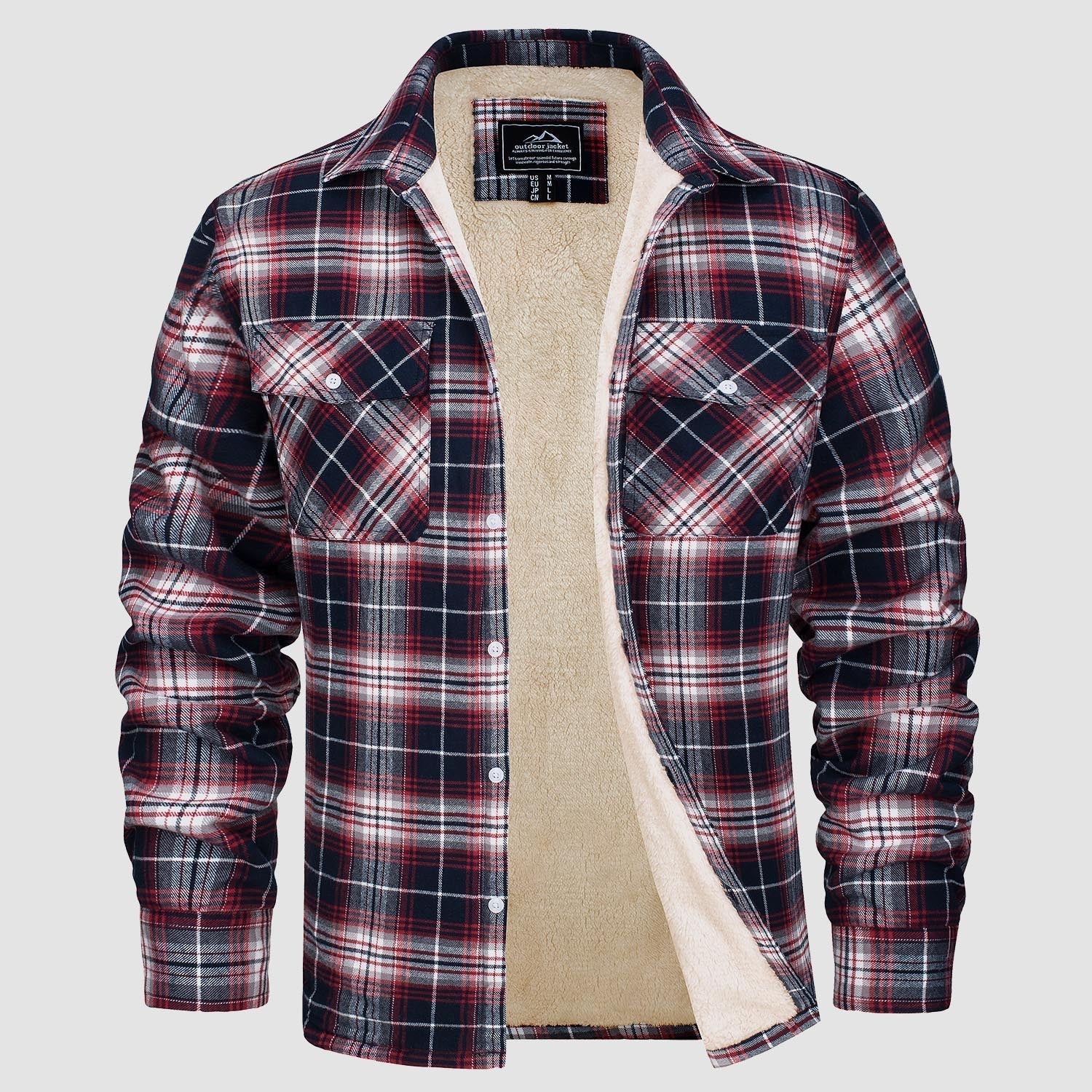 Cooper® | Lined Checkered Shirt Coat - Image 20