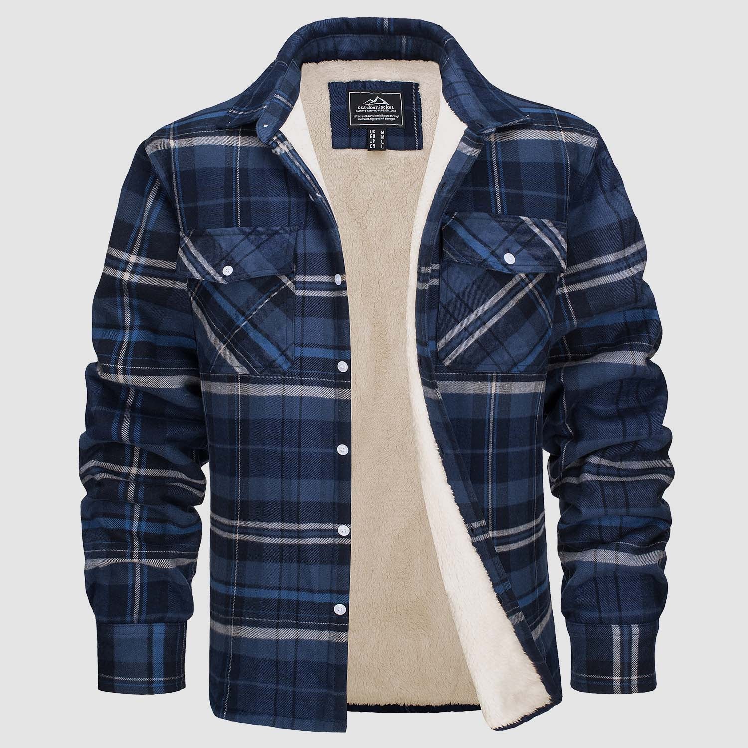Cooper® | Lined Checkered Shirt Coat - Image 7