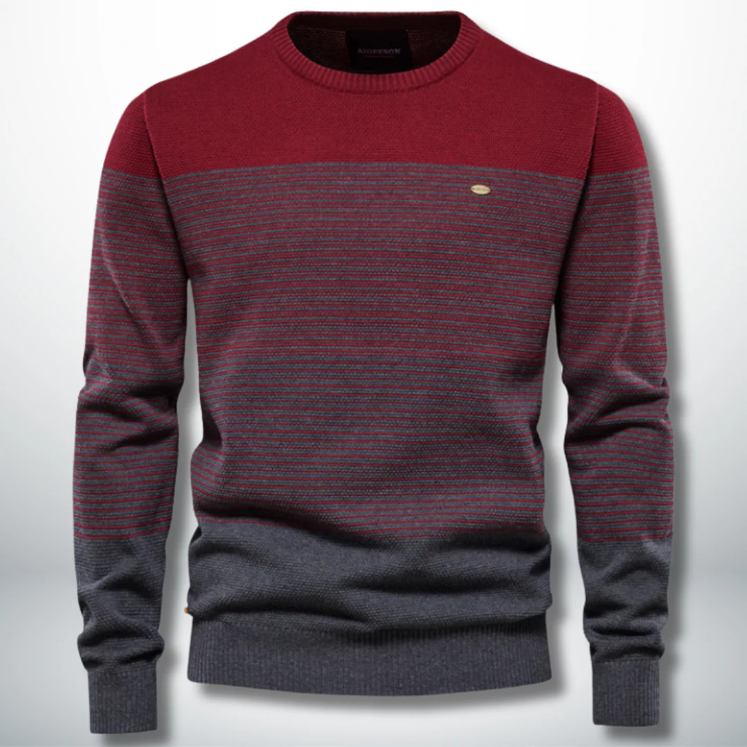 Corey® | Practical And Versatile Striped Sweater