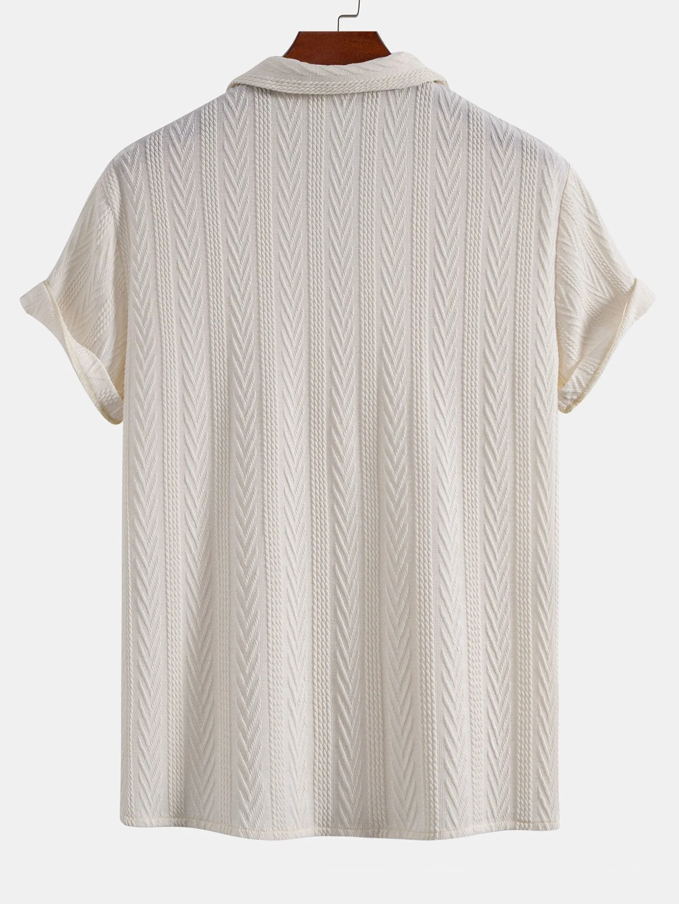 Corey® | Texture Jacquard Cuban Shirt - Image 6