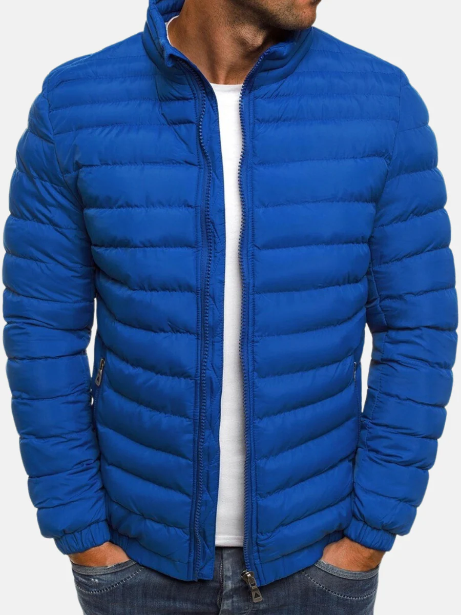 Cosmo | Horst – Black puffer jacket with stand-up collar - Image 3