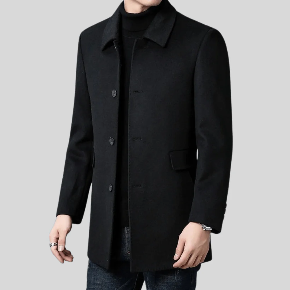Cuauhtémoc | Timeless single-breasted coat in a classic cut - Image 3