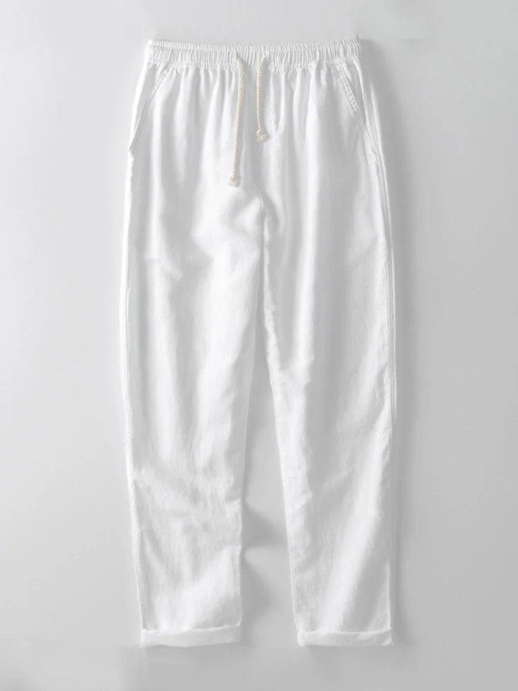 Cuno® | Linen Cuban Shirt With Pockets & Straight Leg Linen Pants - Image 20