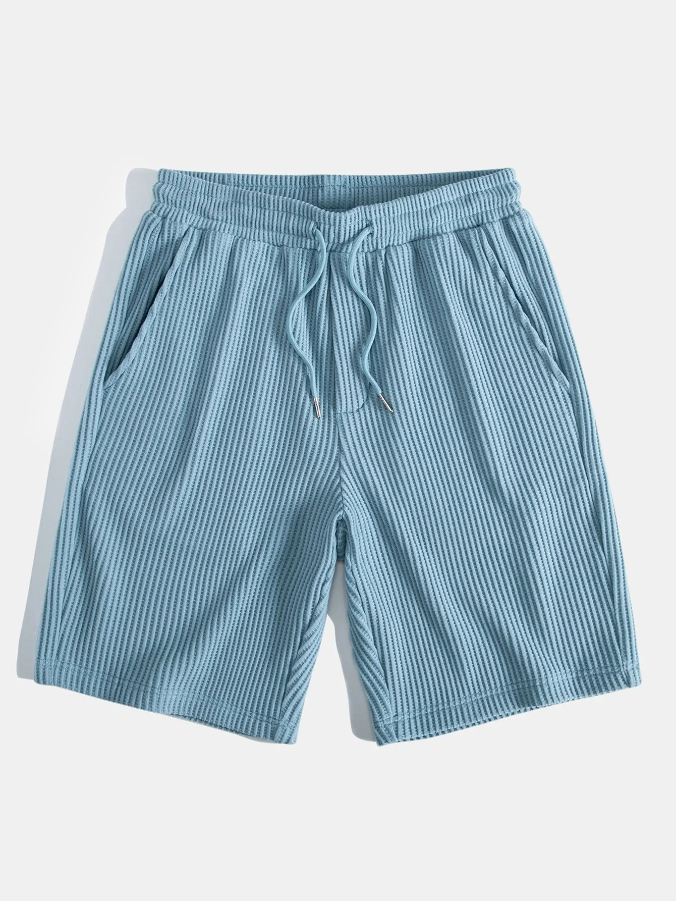 Cyrus® | Waffle Button Up Shirt & Drawstring Waffle Shorts - Image 17
