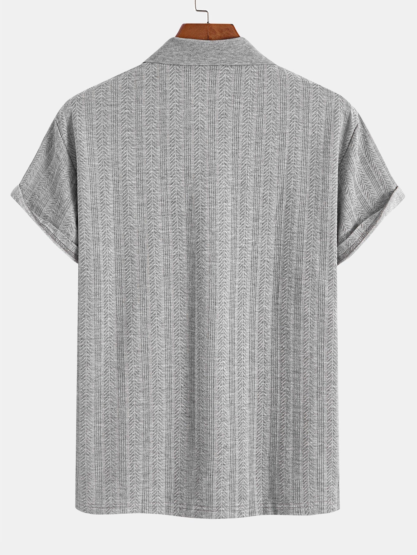 Dallas® | Textured Zipper Polo - Image 12
