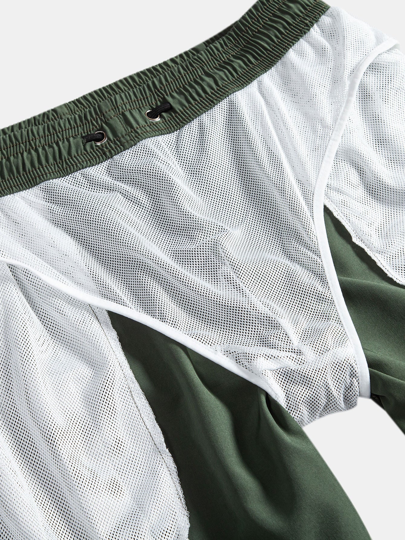 Dan® | Hawaii Palm Tree Print Linen Look Cotton Button Up Shirt & Swim Shorts - Image 7