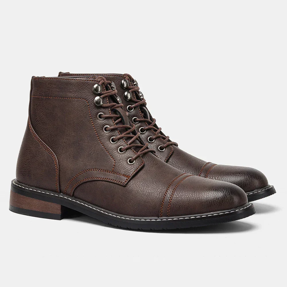 Daniel® | Vintage Derby Boots With Toe - Image 4