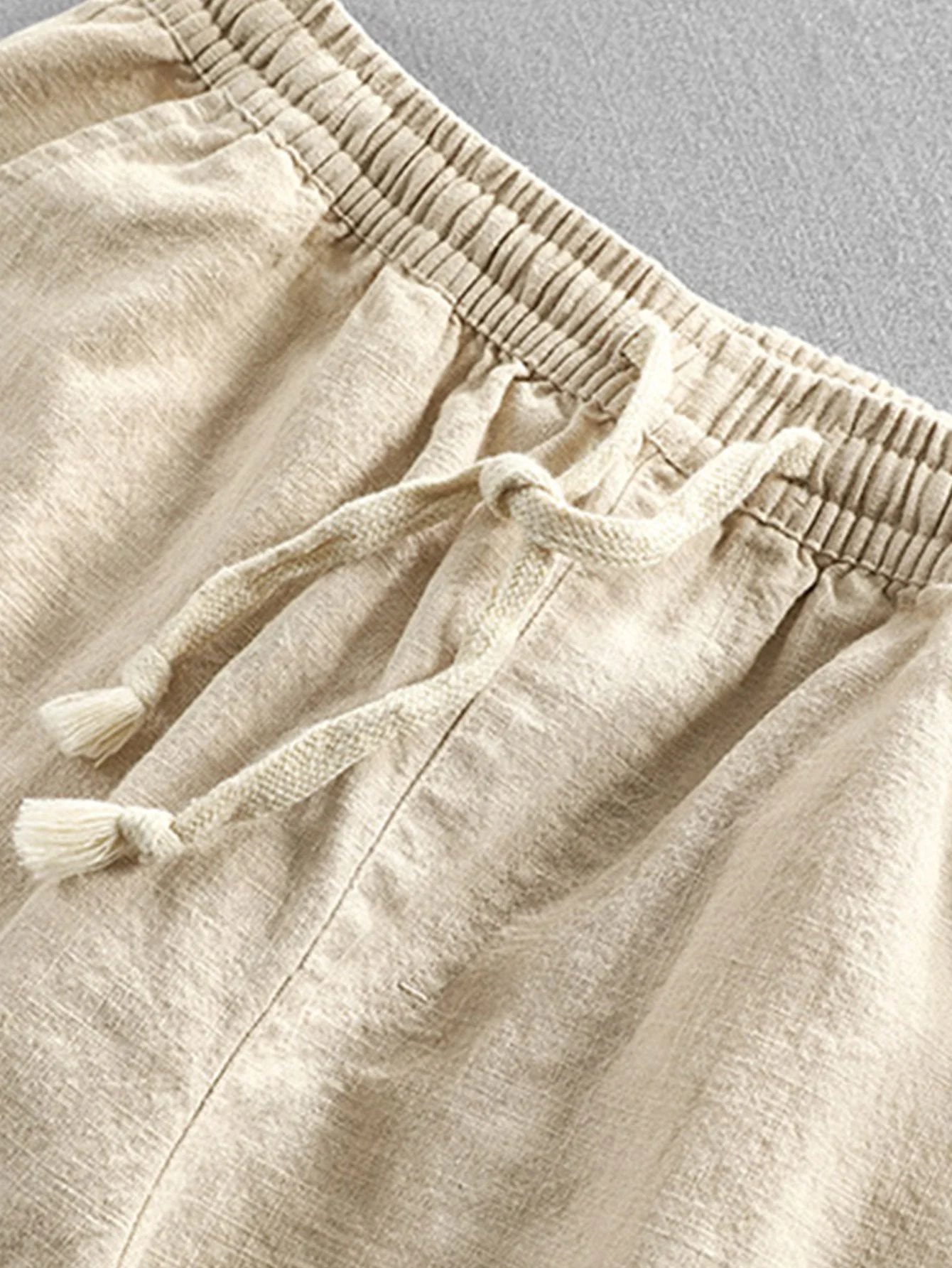 Dave® | Linen Cotton Blend Cropped Pants - Image 8