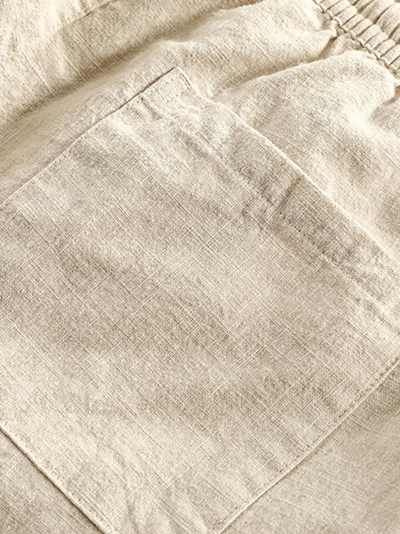 Dave® | Linen Cotton Blend Cropped Pants - Image 9
