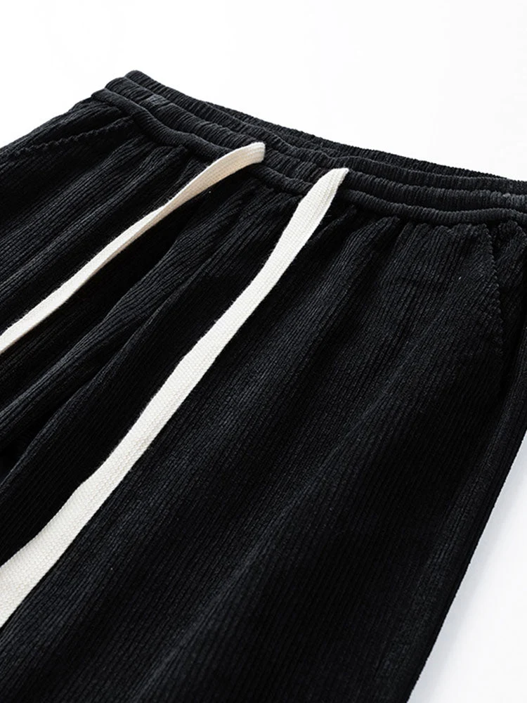 David® | Drawstring Corduroy Joggers - Image 10