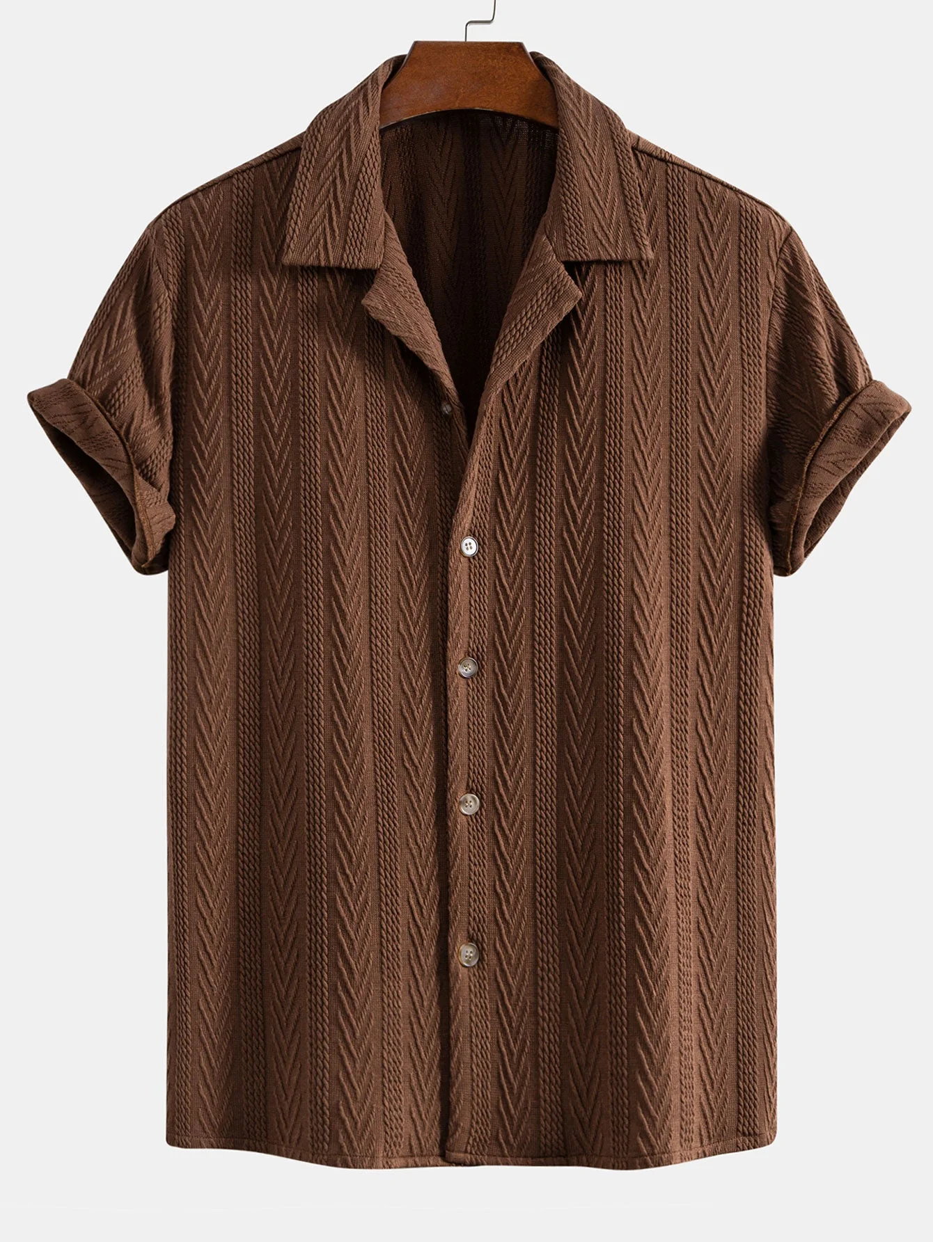 Dean® | Texture Jacquard Cuban Shirt