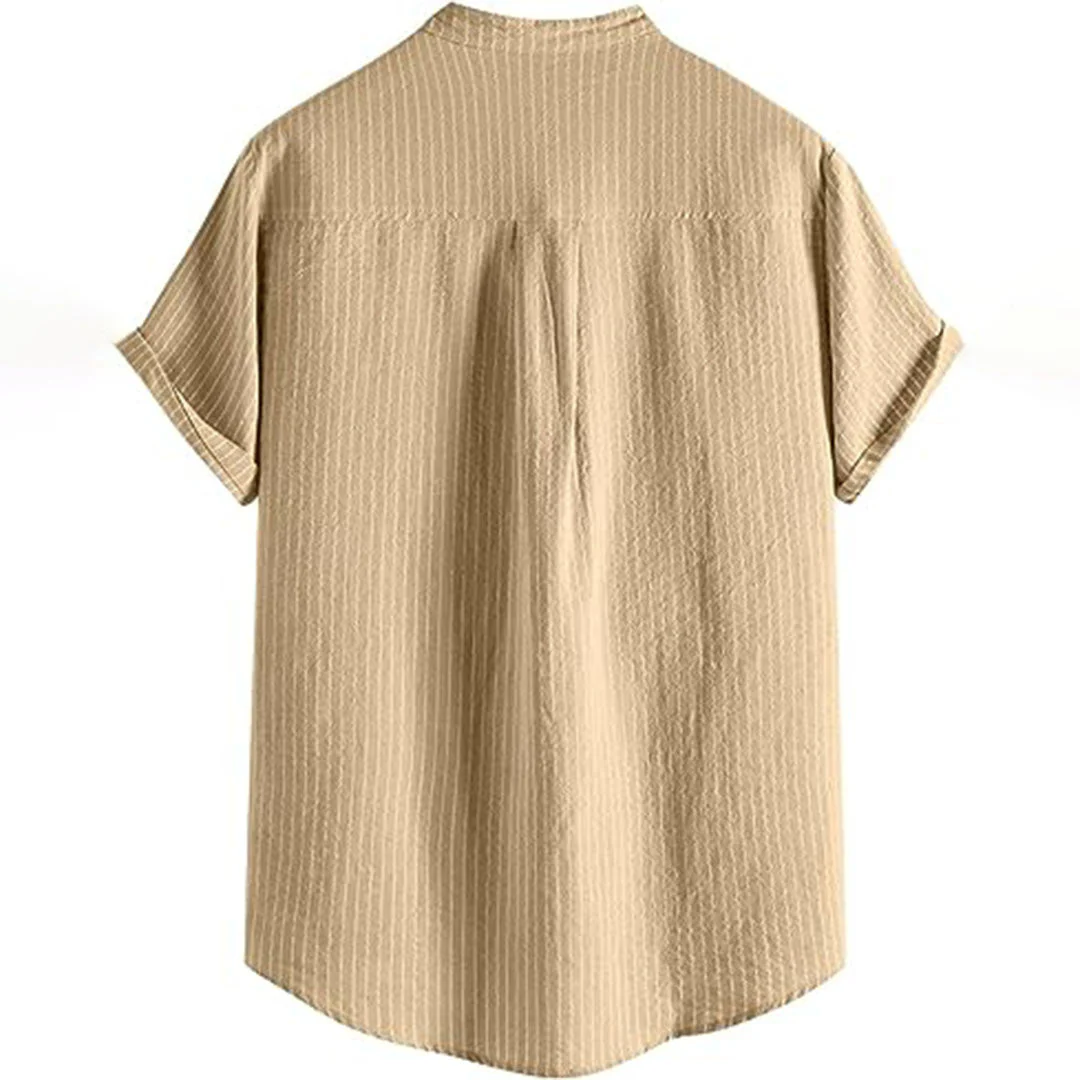 Dennis® | Comfortable striped Henley shirt - Image 6
