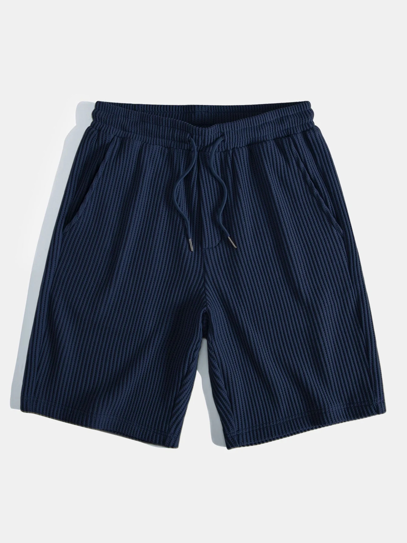 Derek® | Waffle Button Up Shirt & Drawstring Waffle Shorts - Image 19