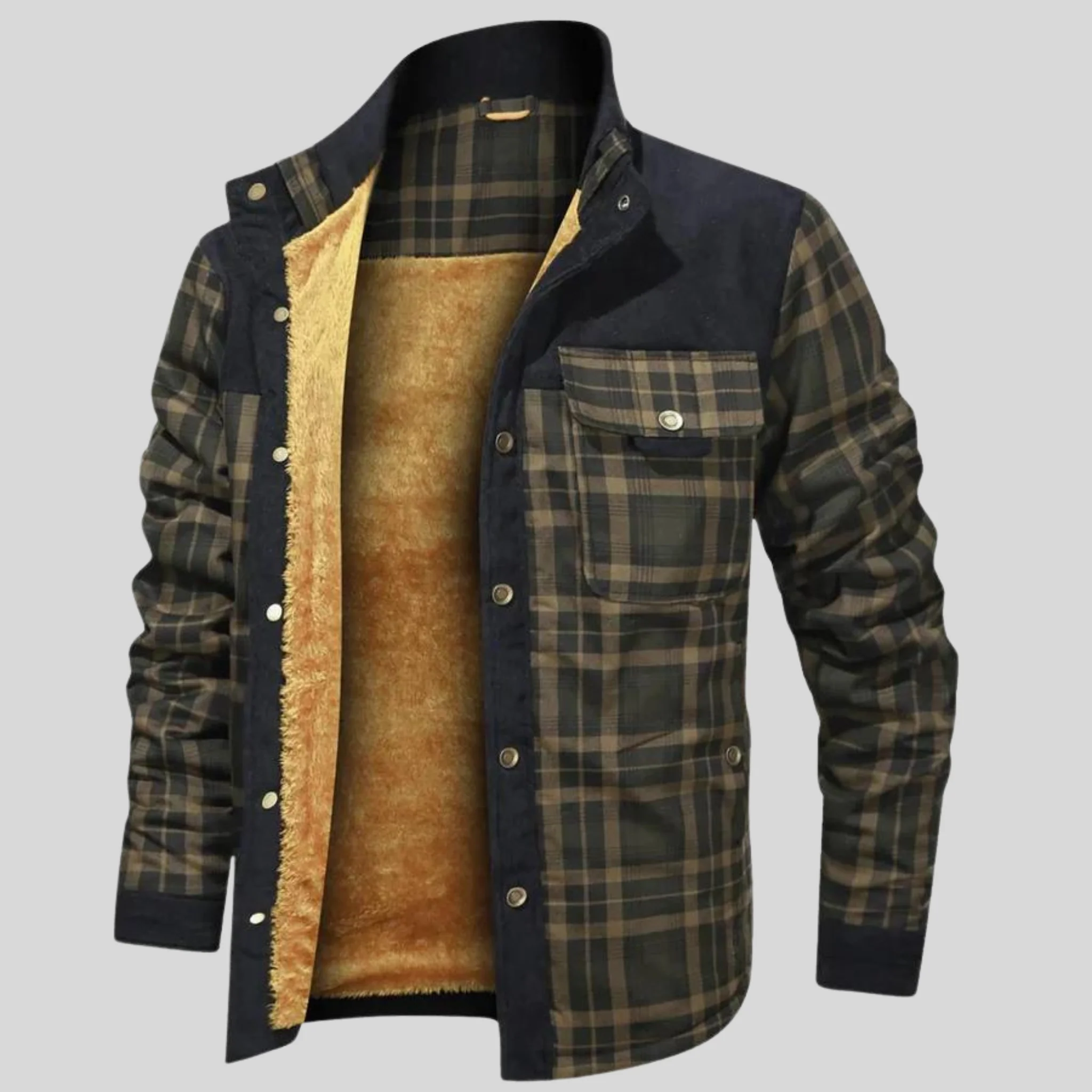 Dion® | Checked Lined Jacket - Image 4
