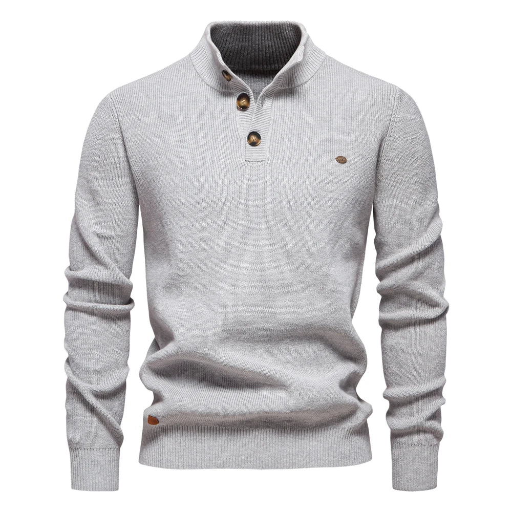 Donaciano® | Men'S Knitted Button Sweater - Image 6