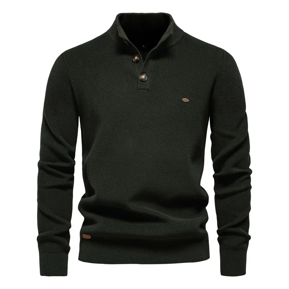 Donaciano® | Men'S Knitted Button Sweater - Image 8