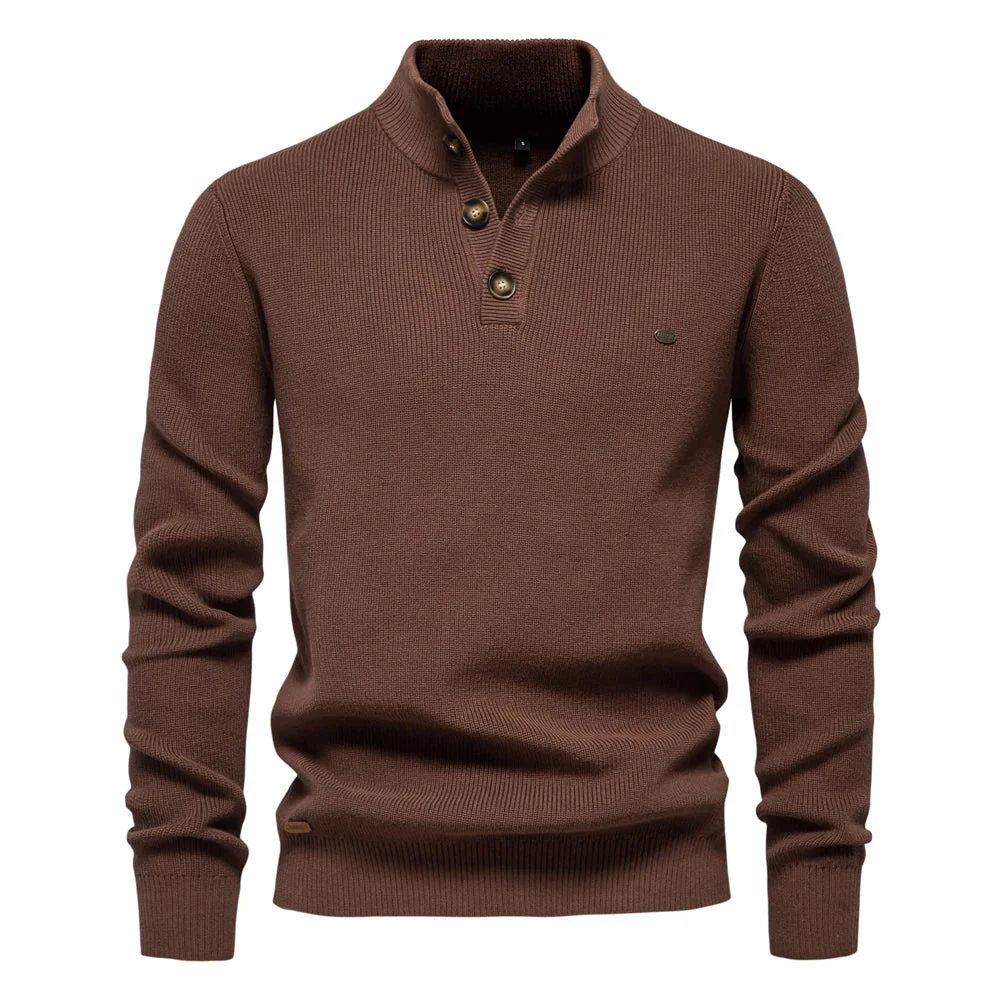 Donaciano® | Men'S Knitted Button Sweater - Image 9