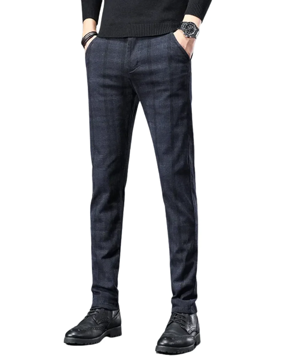 Dorian | Plaid Casual Pants