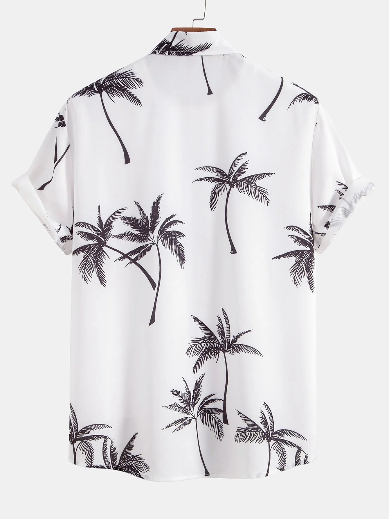 Douglas® | Palm Tree Print Button Up Shirt - Image 2