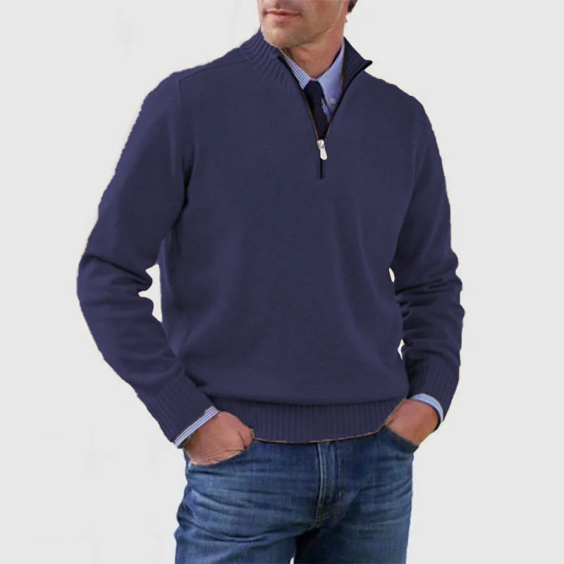 Drusus | Vincenz – Men's half-zip sweater - Image 9