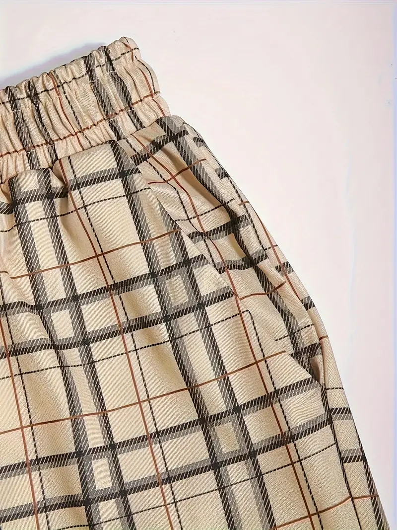 Duncan® | Men'S Checked Pattern Outfit Set For Summer Vacation - Image 4