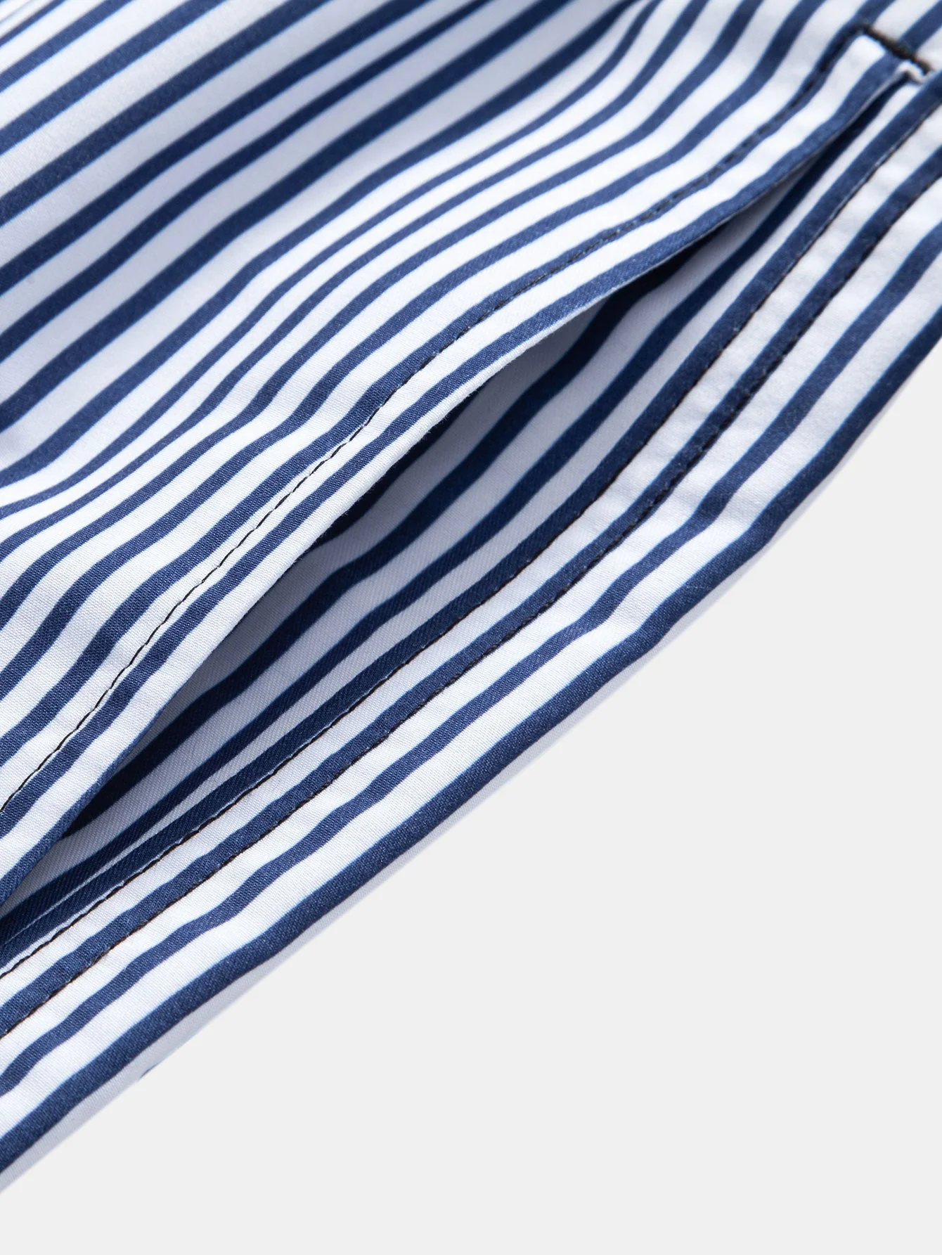 Duncan® | Palm Tree Print Button Up Shirt & Stripe Print Swim Shorts - Image 9