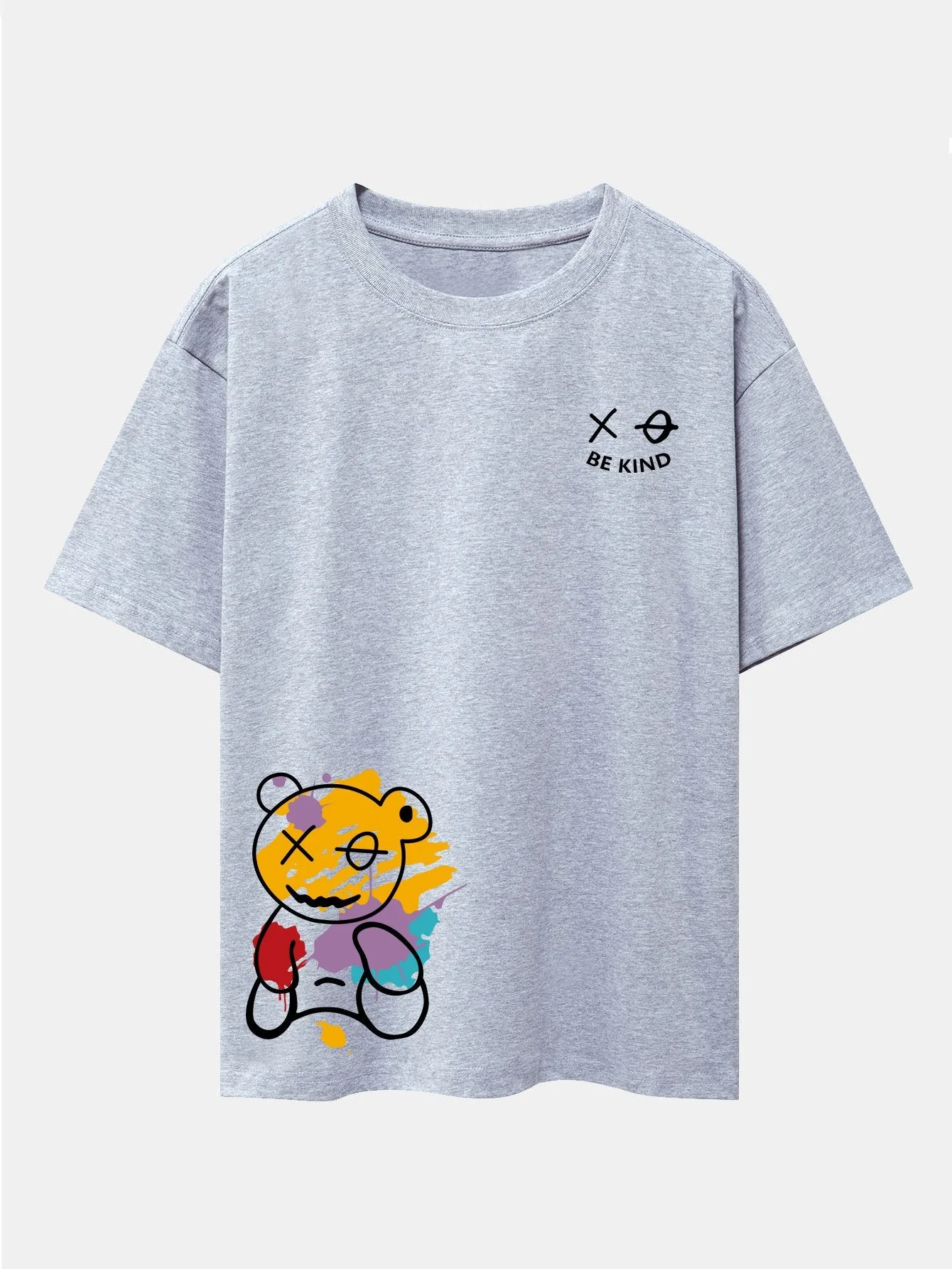 Earl® | Graffiti Bear Print Drop Shoulder Oversize T-Shirt - Image 15
