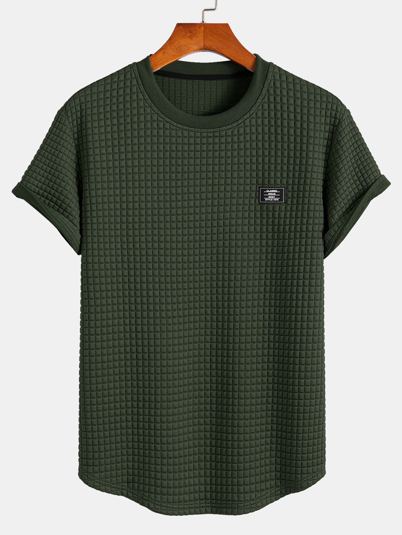 Edgar® | Short Sleeve Waffle Arc Hem T-Shirt - Image 4
