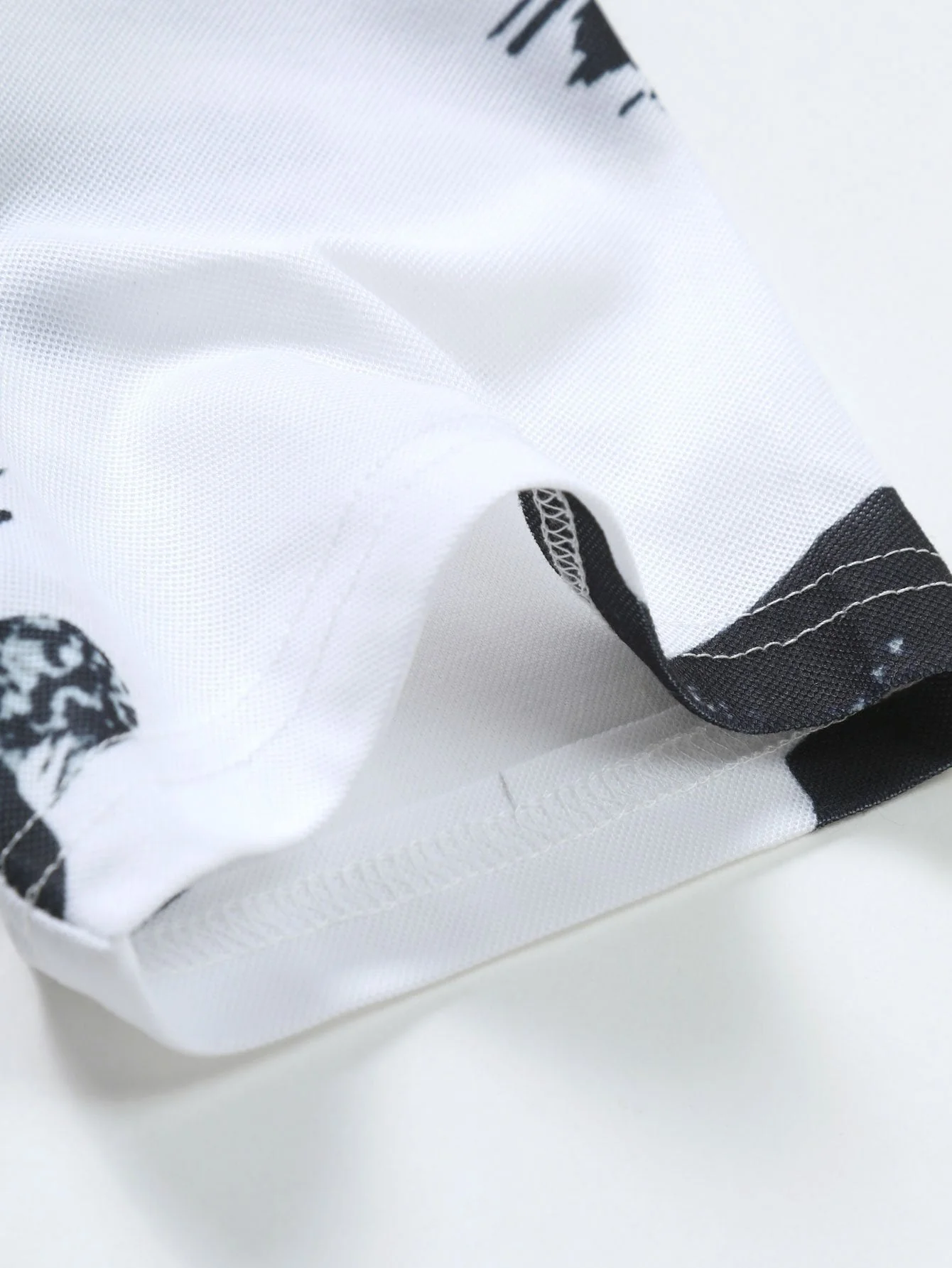 Eduardo® | Brushstroke Print Polo Shirt - Image 5