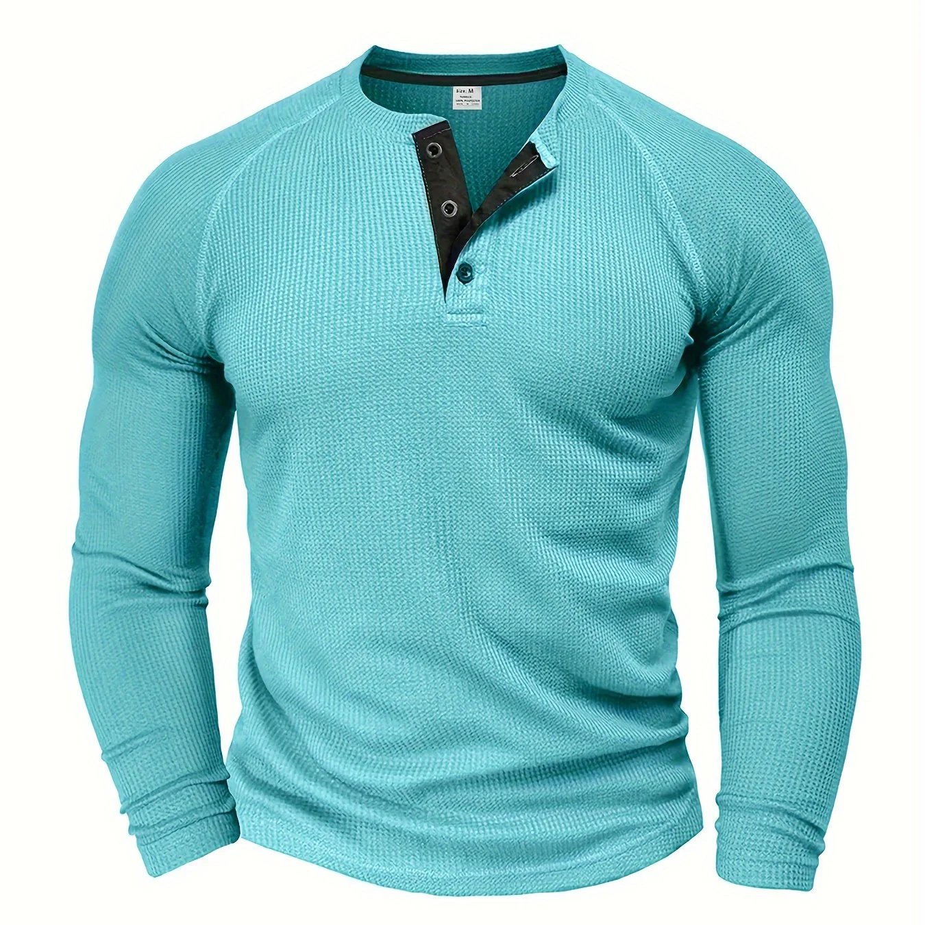 Edward® | Waffle Henley Shirt - Image 5