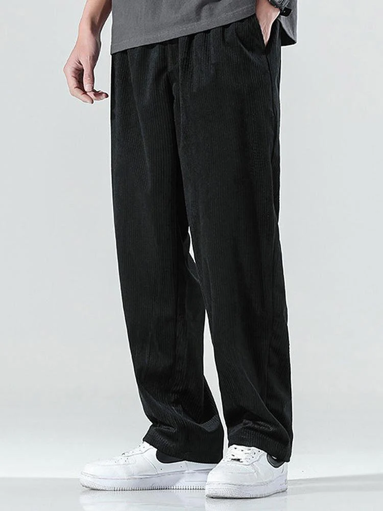 Eleuterio® | Straight Leg Corduroy Pants - Image 5