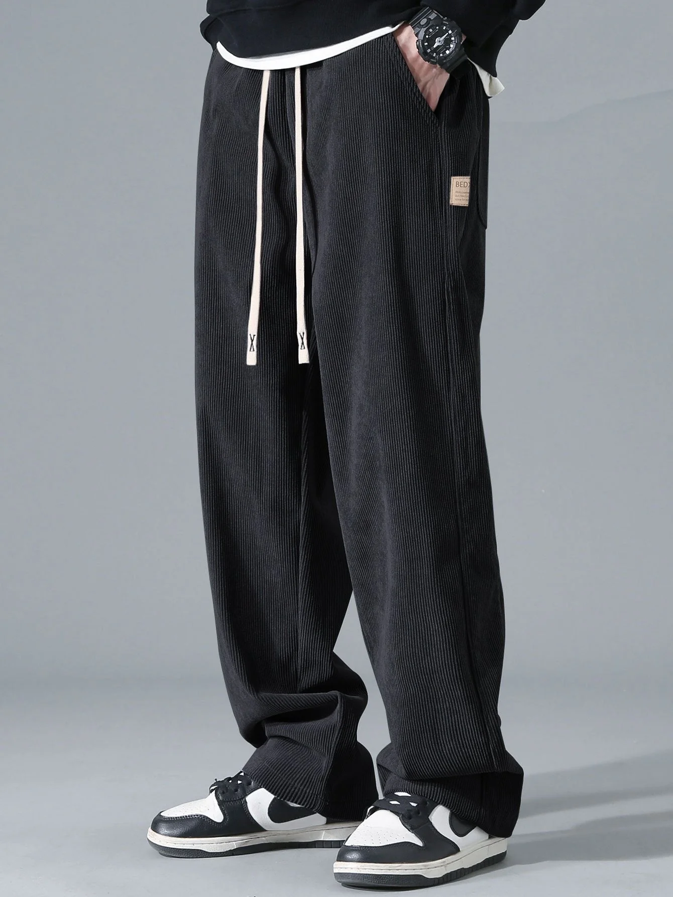 Eligio® | Straight Leg Corduroy Pants - Image 4