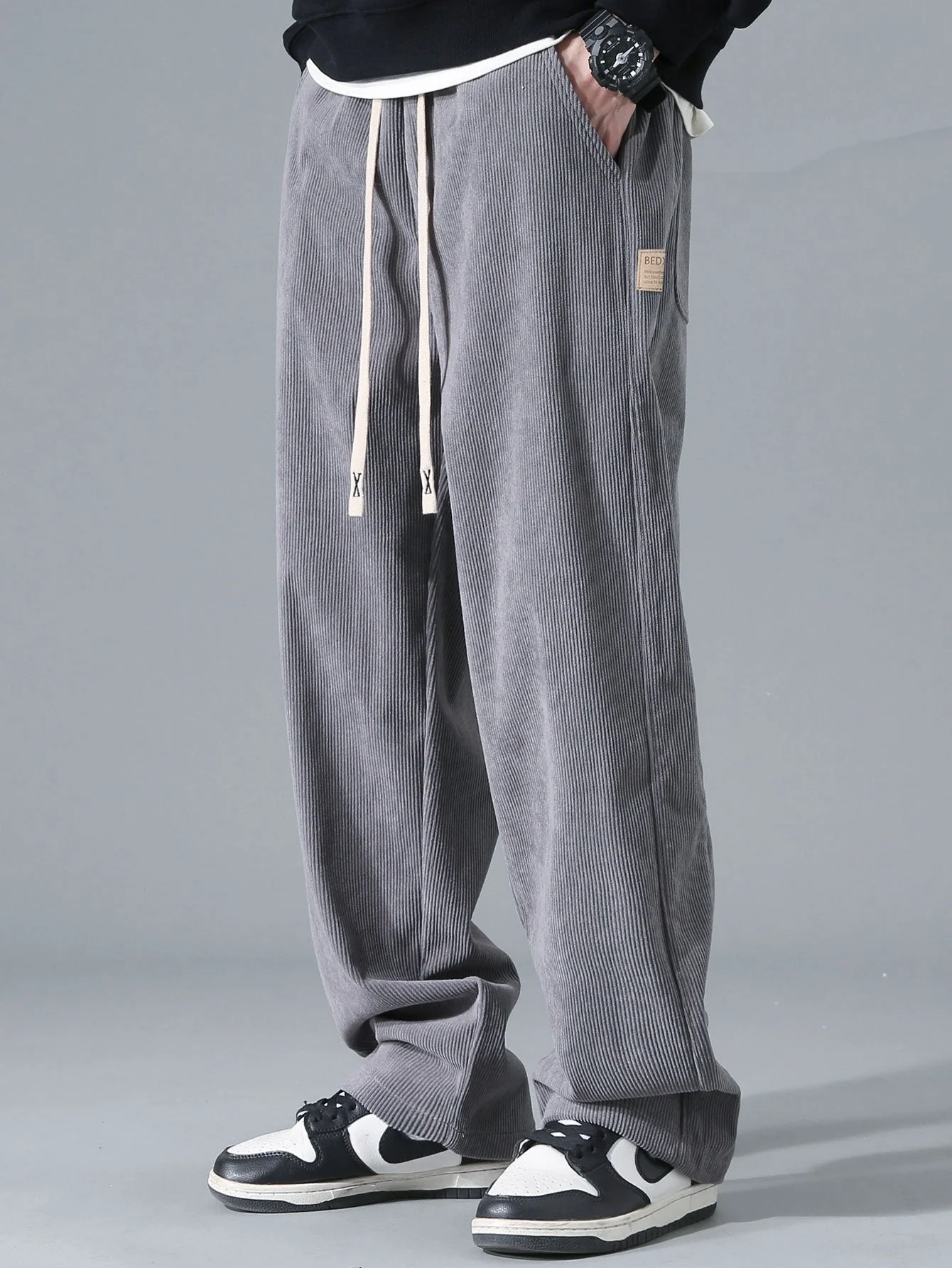 Eligio® | Straight Leg Corduroy Pants - Image 9