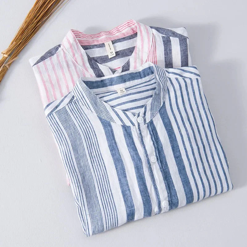 Elton® | Chantal Outlet Carlo Linen Shirt - Image 4