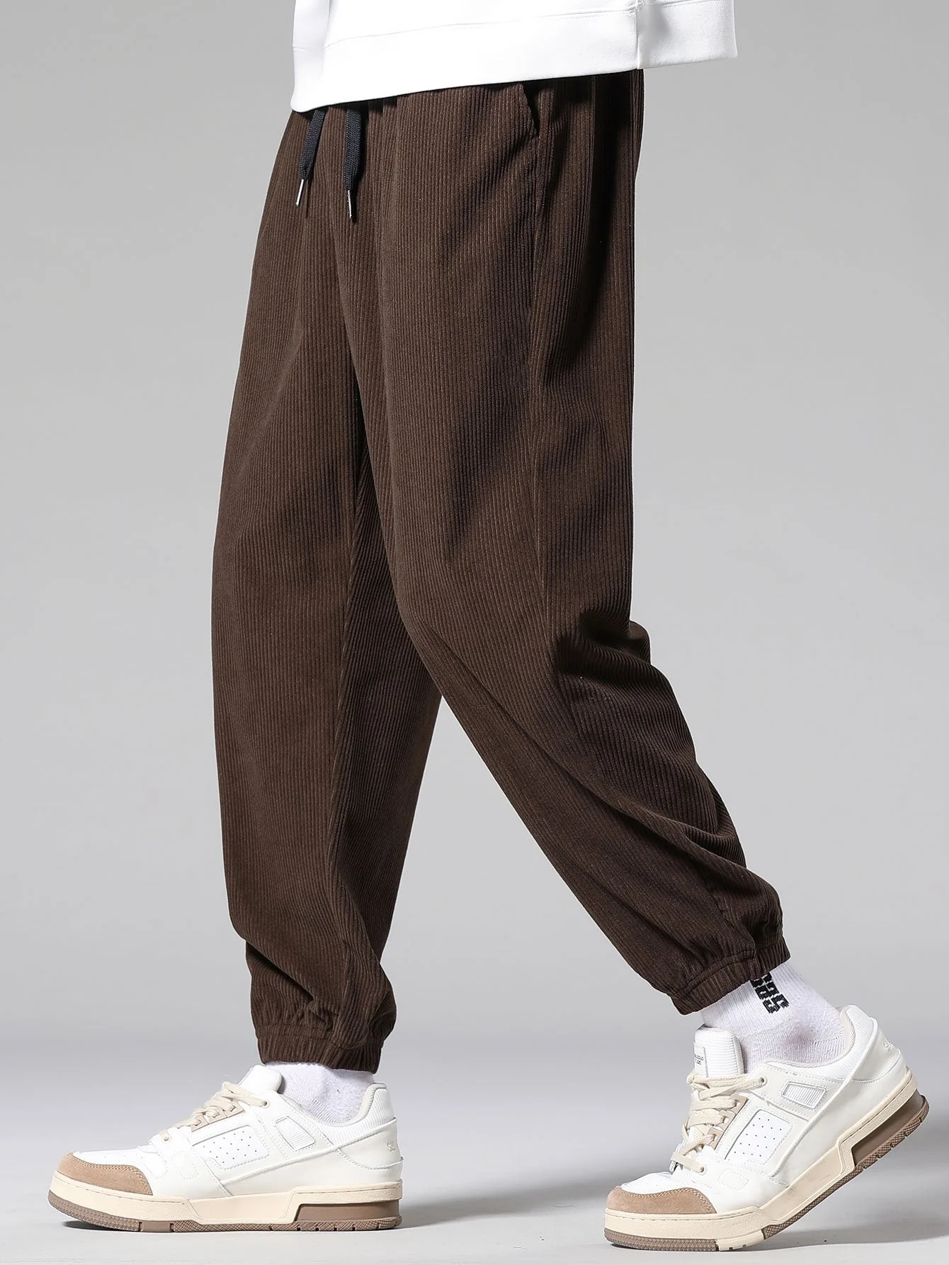 Emeterio® | Corduroy Drawstring Jogging Pants