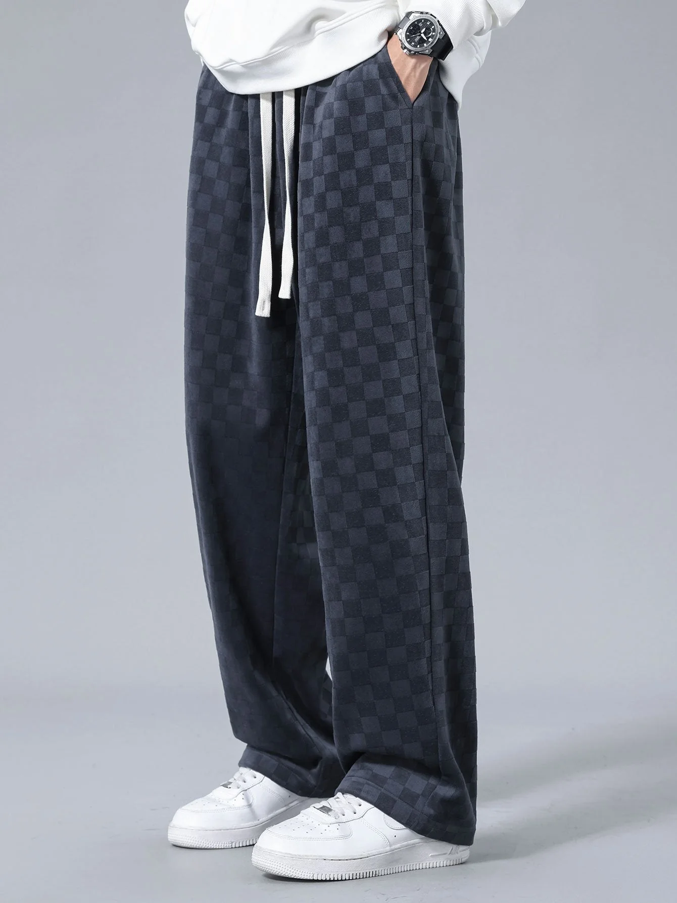 Emiliano® | Checkerboard Straight Leg Pants - Image 2