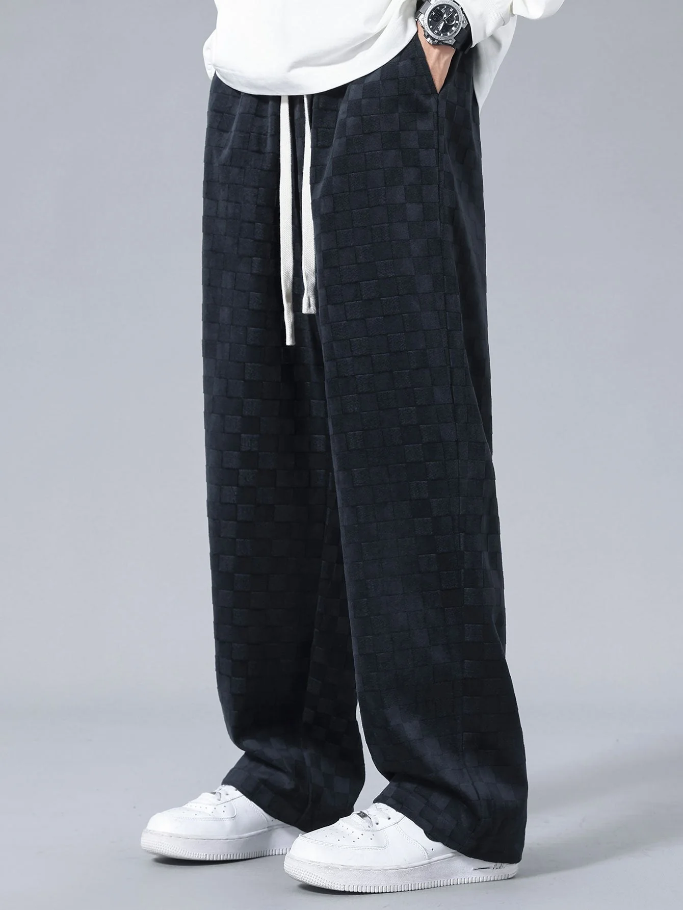 Emiliano® | Checkerboard Straight Leg Pants - Image 8