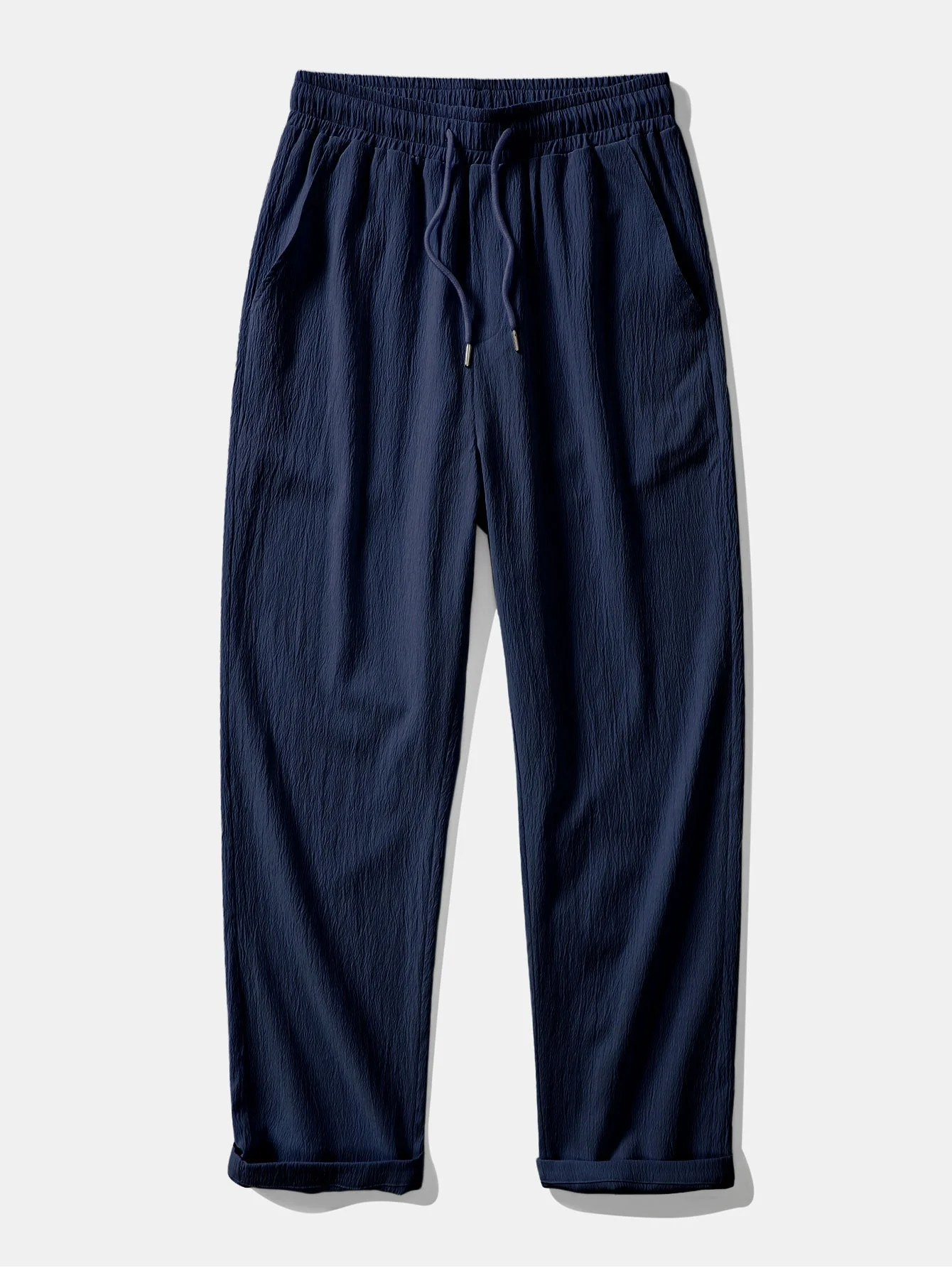 Enrique® | Wrinkle Textured Straight Leg Pants - Image 4
