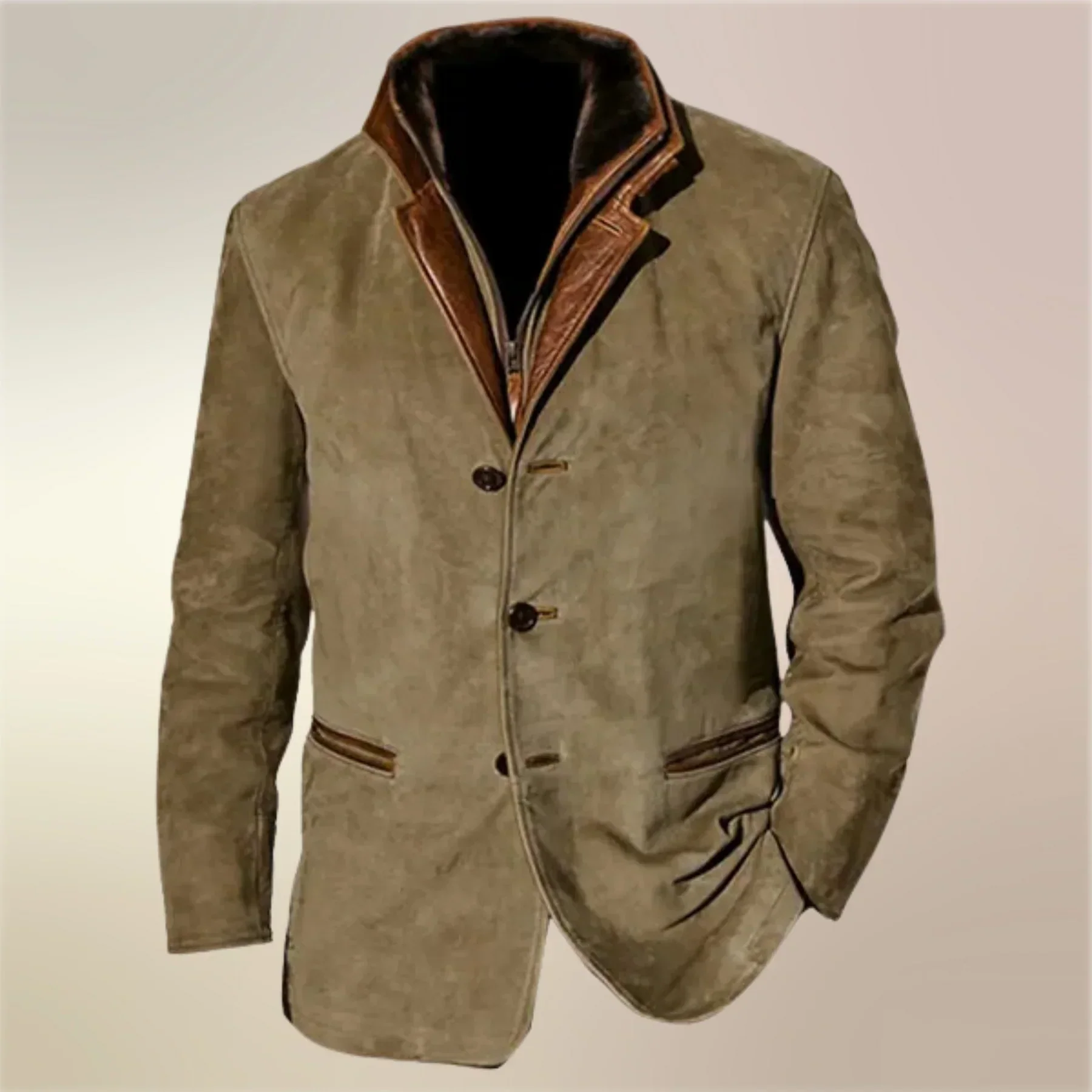 Erasmo® | Stylish Comfortable Vintage Jacket - Image 7