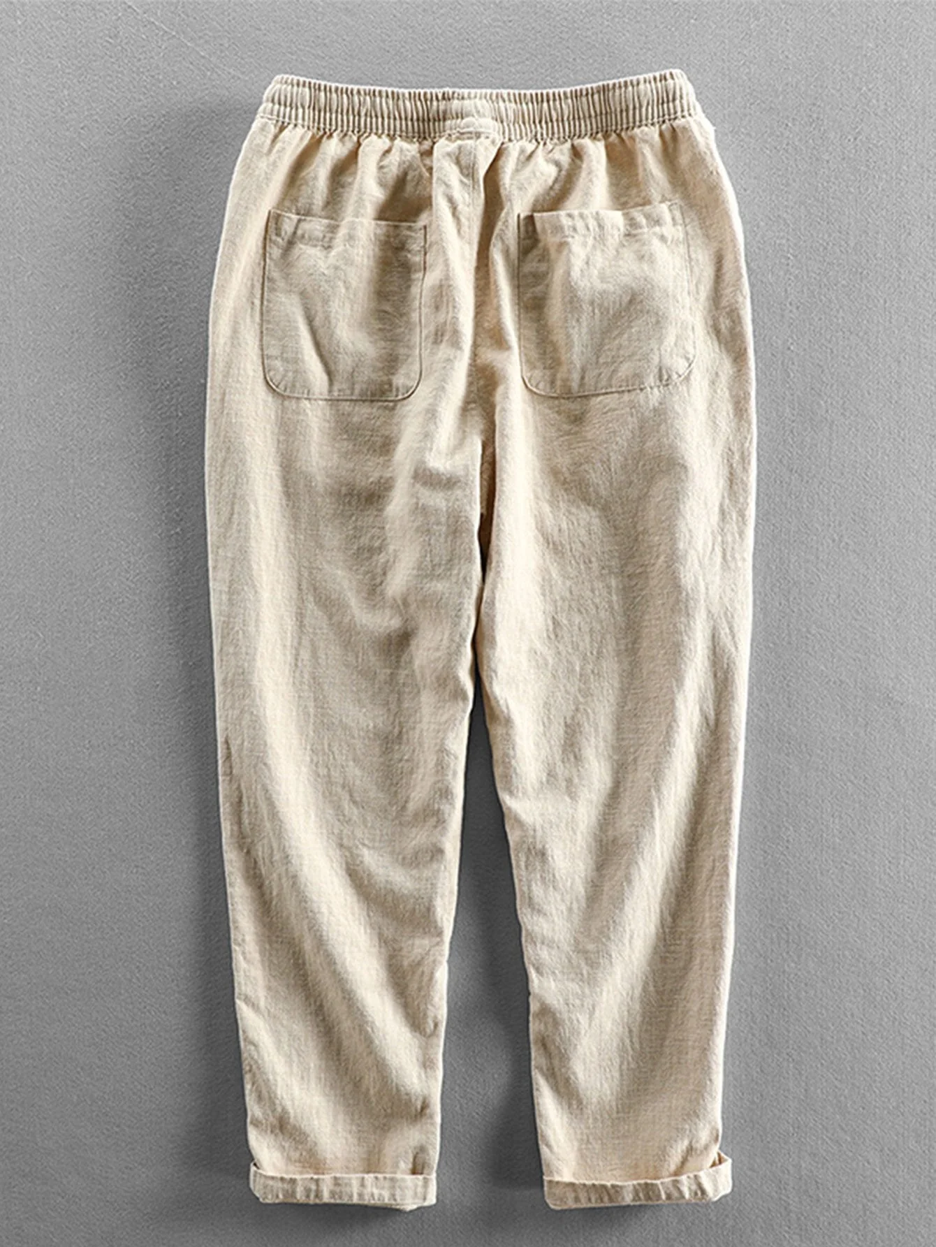 Erico® | Linen Cotton Blend Cropped Pants - Image 2